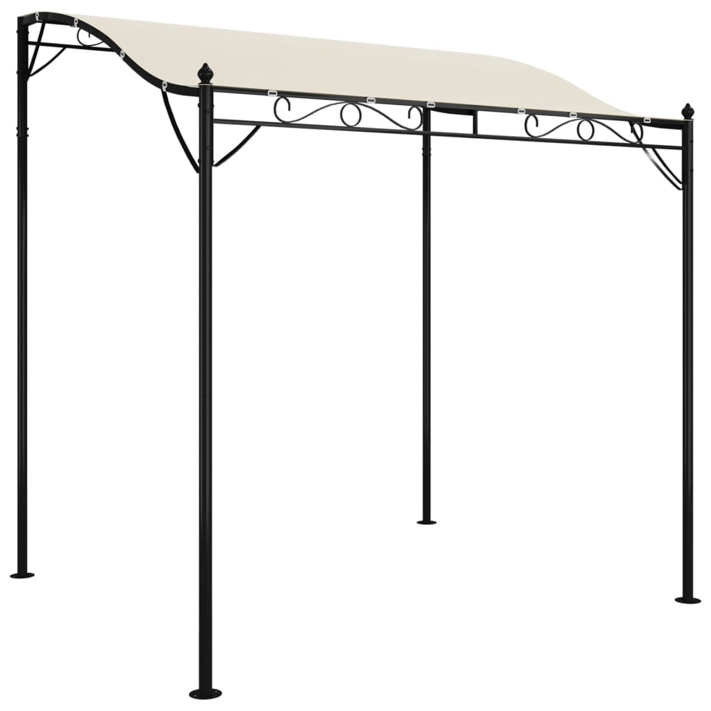 vidaXL Canopy Cream 6.6'x7.5' 0.6 oz/ft² Fabric and Steel-3