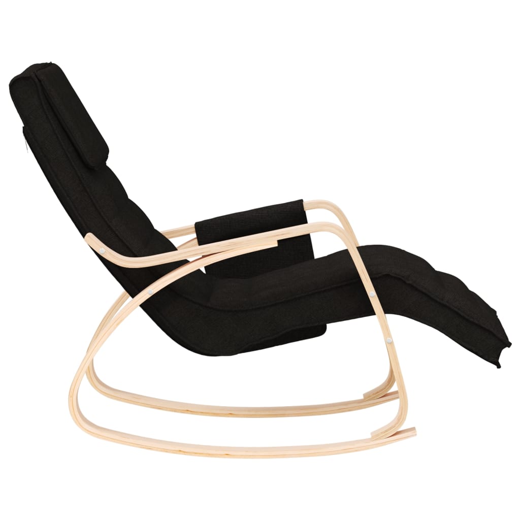 vidaXL Rocking Chair Rocker Swinging Chair for Living Room Nursery Fabric-3