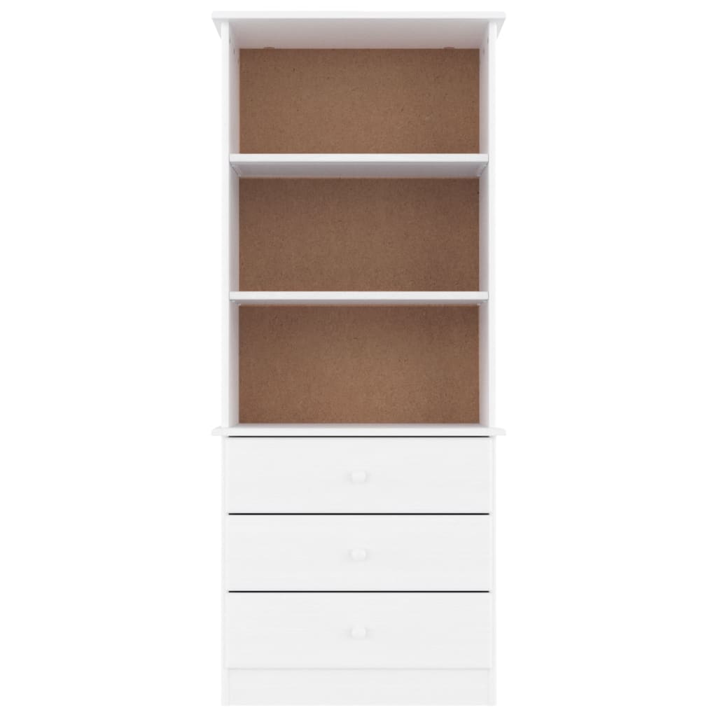 vidaXL Bookshelf Bookcase Shelving Unit for Living Room ALTA Solid Wood Pine-1