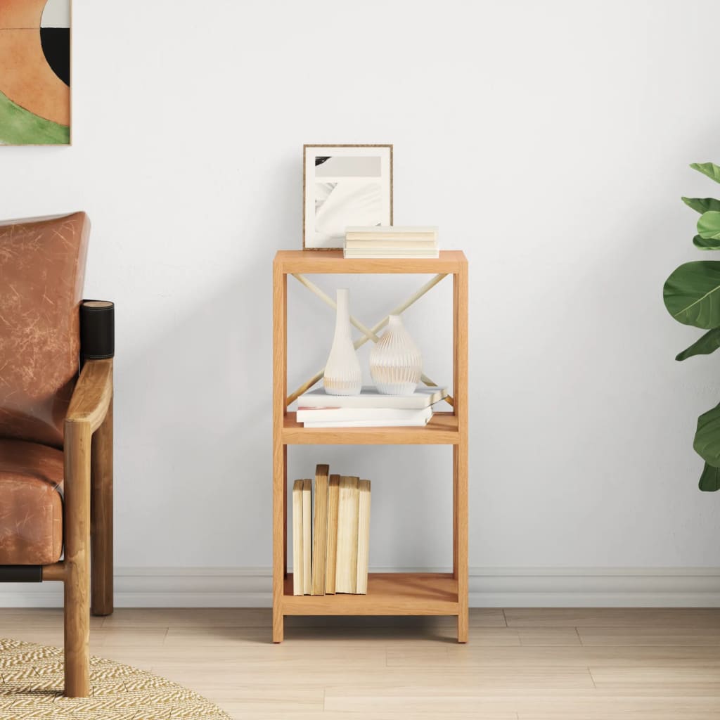 vidaXL Shelf Bathroom Storage Bookshelf Rack Shelving Unit Solid Wood Oak-9