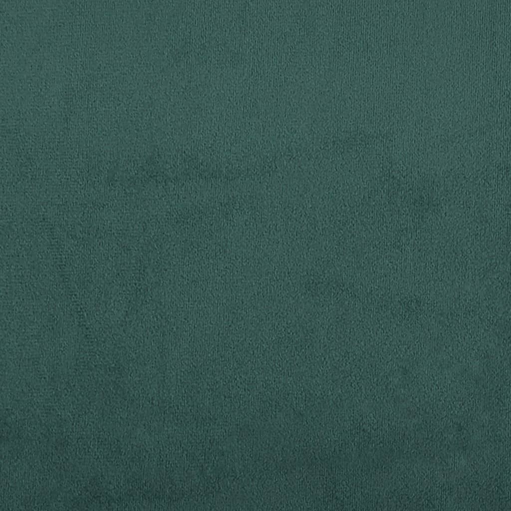 vidaXL 2 Piece Sofa Set Dark Green Velvet-4