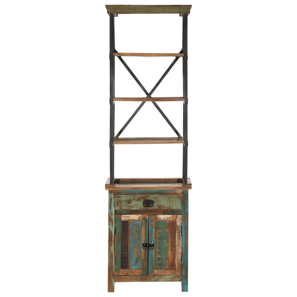 vidaXL Highboard 21.7"x11.8"x70.9" Solid Wood Reclaimed-1