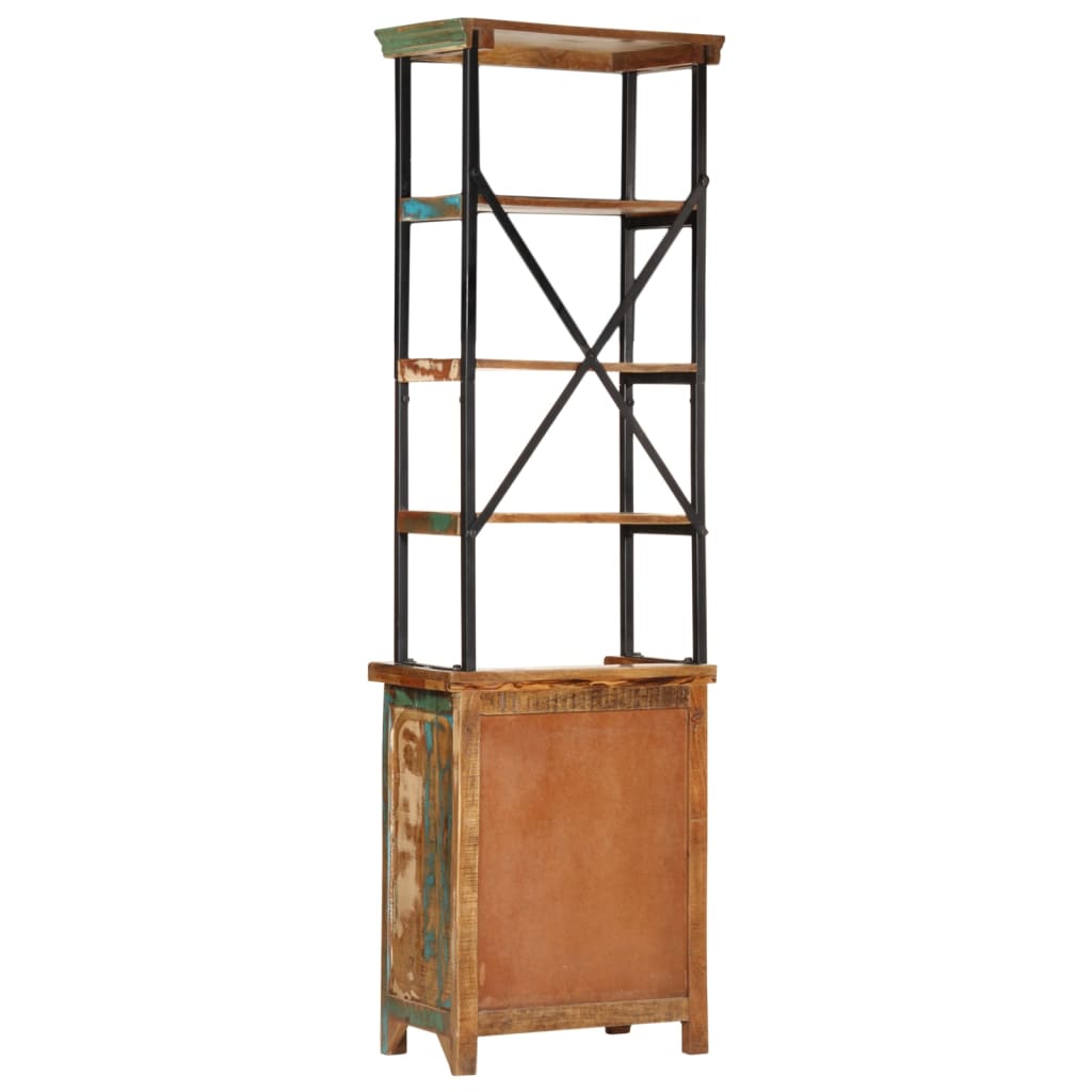 vidaXL Highboard 21.7"x11.8"x70.9" Solid Wood Reclaimed-3
