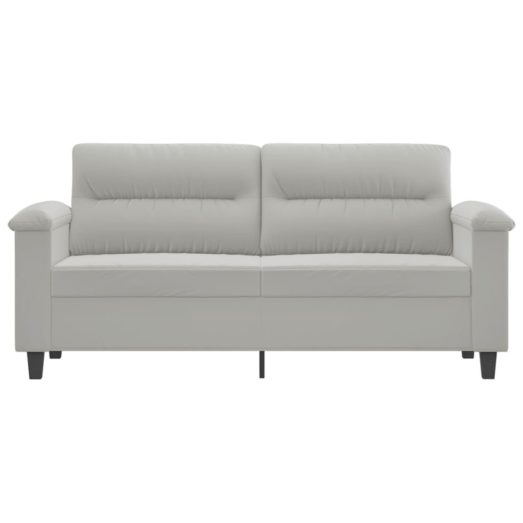 vidaXL Sofa Chair Upholstered Club Armchair for Living Room Microfiber Fabric-2