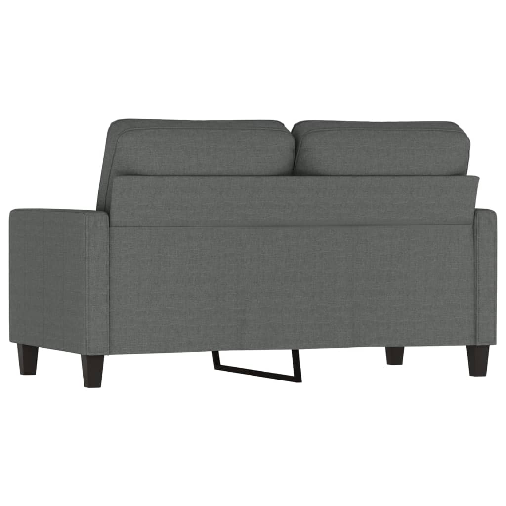 vidaXL Sofa Chair Upholstered Accent Armchair Sofa Comfort Dark Gray Fabric-4