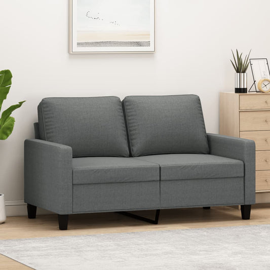 vidaXL Sofa Chair Upholstered Accent Armchair Sofa Comfort Dark Gray Fabric-10
