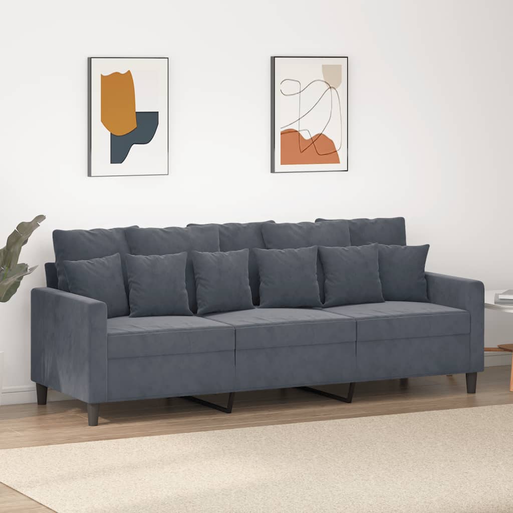vidaXL Sofa Chair Upholstered Single Sofa Armchair for Living Room Velvet