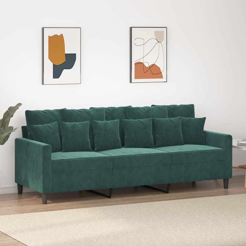 vidaXL Sofa Chair Upholstered Single Sofa Armchair for Living Room Velvet