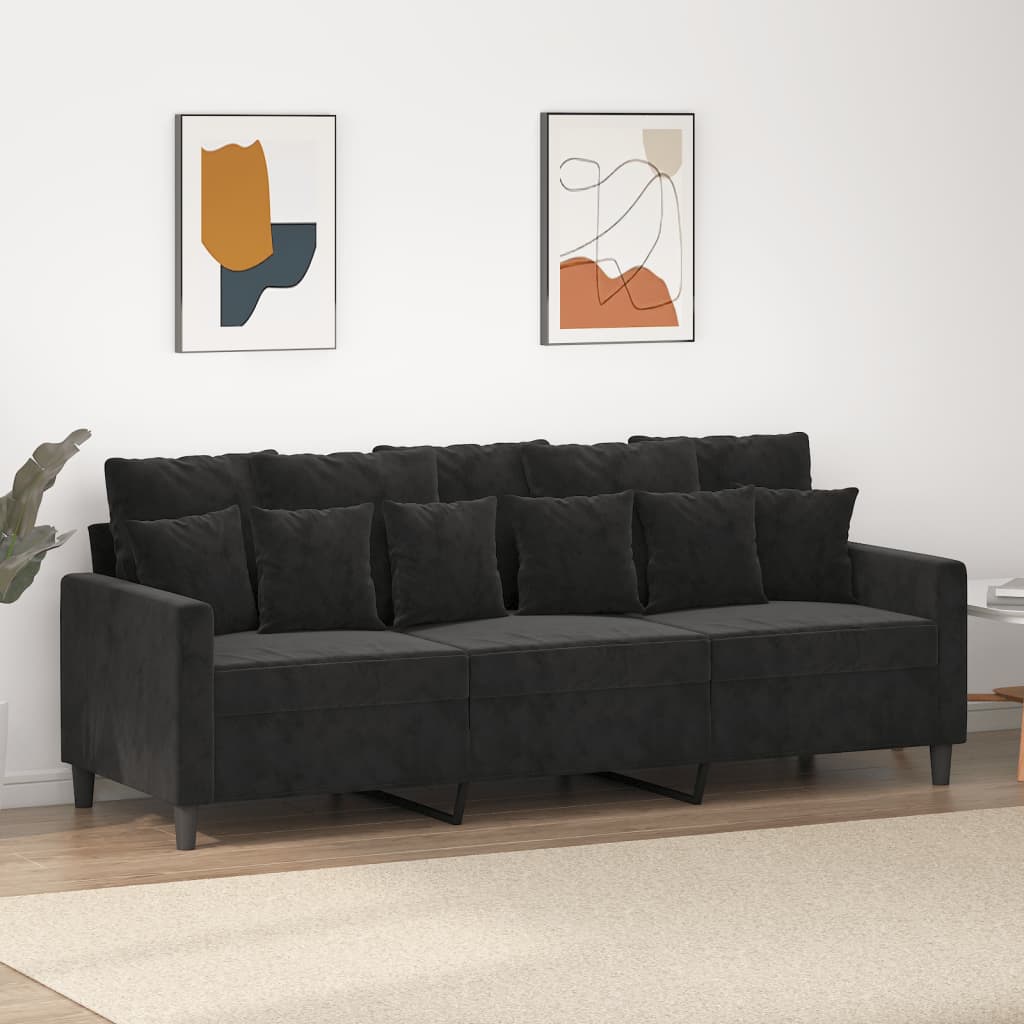 vidaXL Sofa Chair Upholstered Single Sofa Armchair for Living Room Velvet