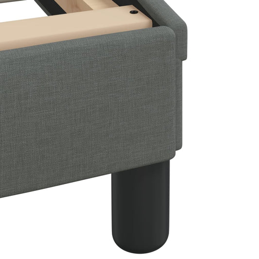 vidaXL Bed Frame with Headboard Platform Mattress Foundation Bedroom Fabric-0