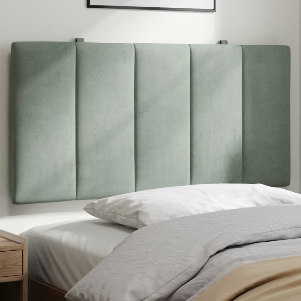 vidaXL Headboard Cushion Decorative Hanging Upholstered Pillow Bedroom Velvet-5