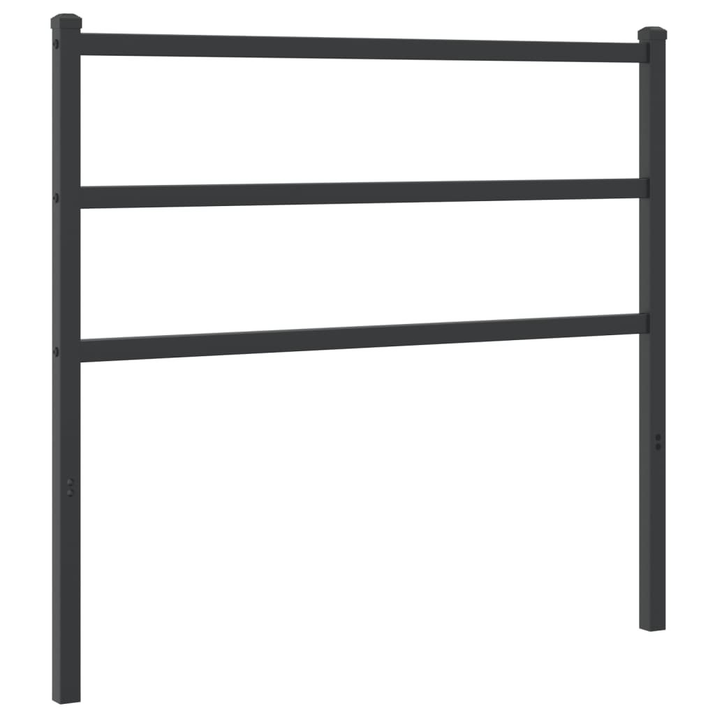 vidaXL Metal Headboard Bed Header Base Mattress Foundation Bedroom Furniture-1