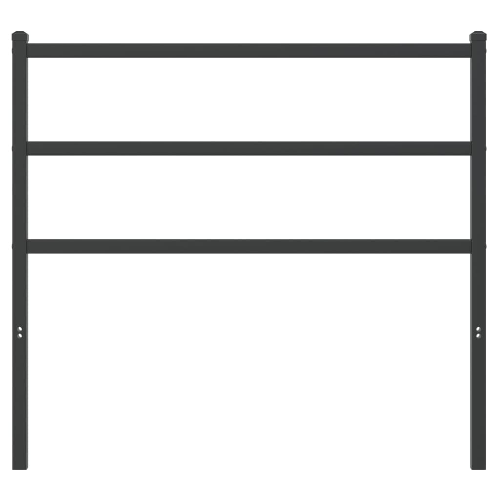 vidaXL Metal Headboard Bed Header Base Mattress Foundation Bedroom Furniture-4