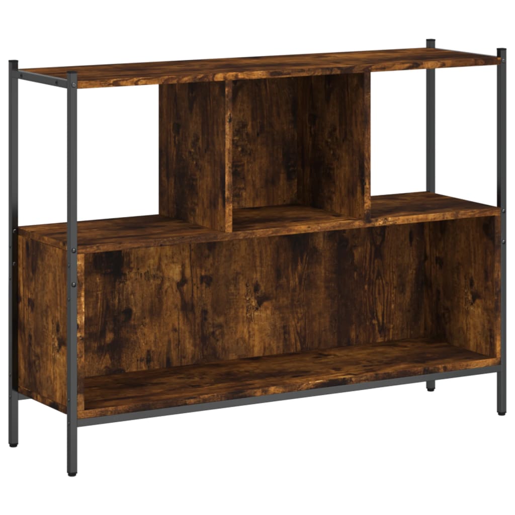 vidaXL Bookcase Display Cube Storage Shelf Office Living Room Engineered Wood-0