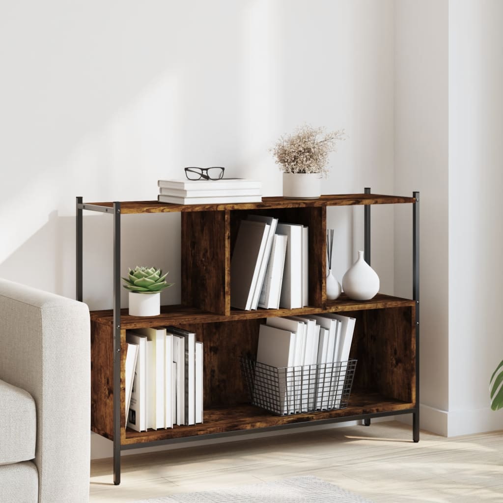 vidaXL Bookcase Display Cube Storage Shelf Office Living Room Engineered Wood-1