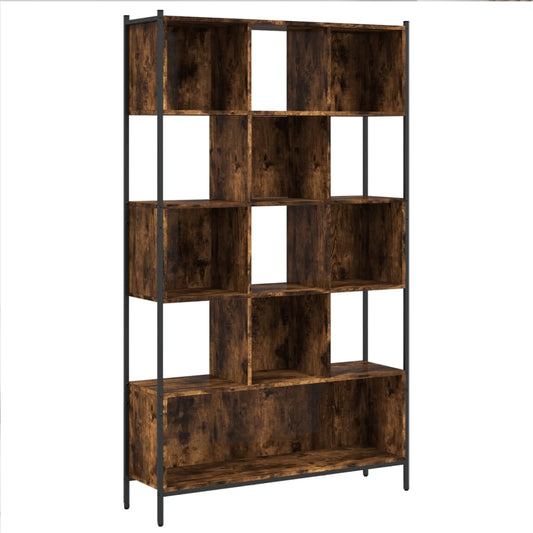 vidaXL Bookcase Standing Bookshelf for Office Living Room Engineered Wood-0