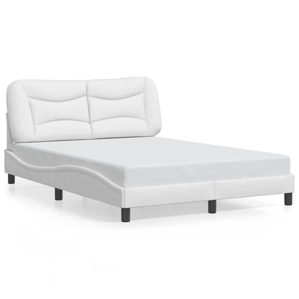 vidaXL Bed Frame with LED Lights Base Platform Bedroom Furniture Faux Leather-16