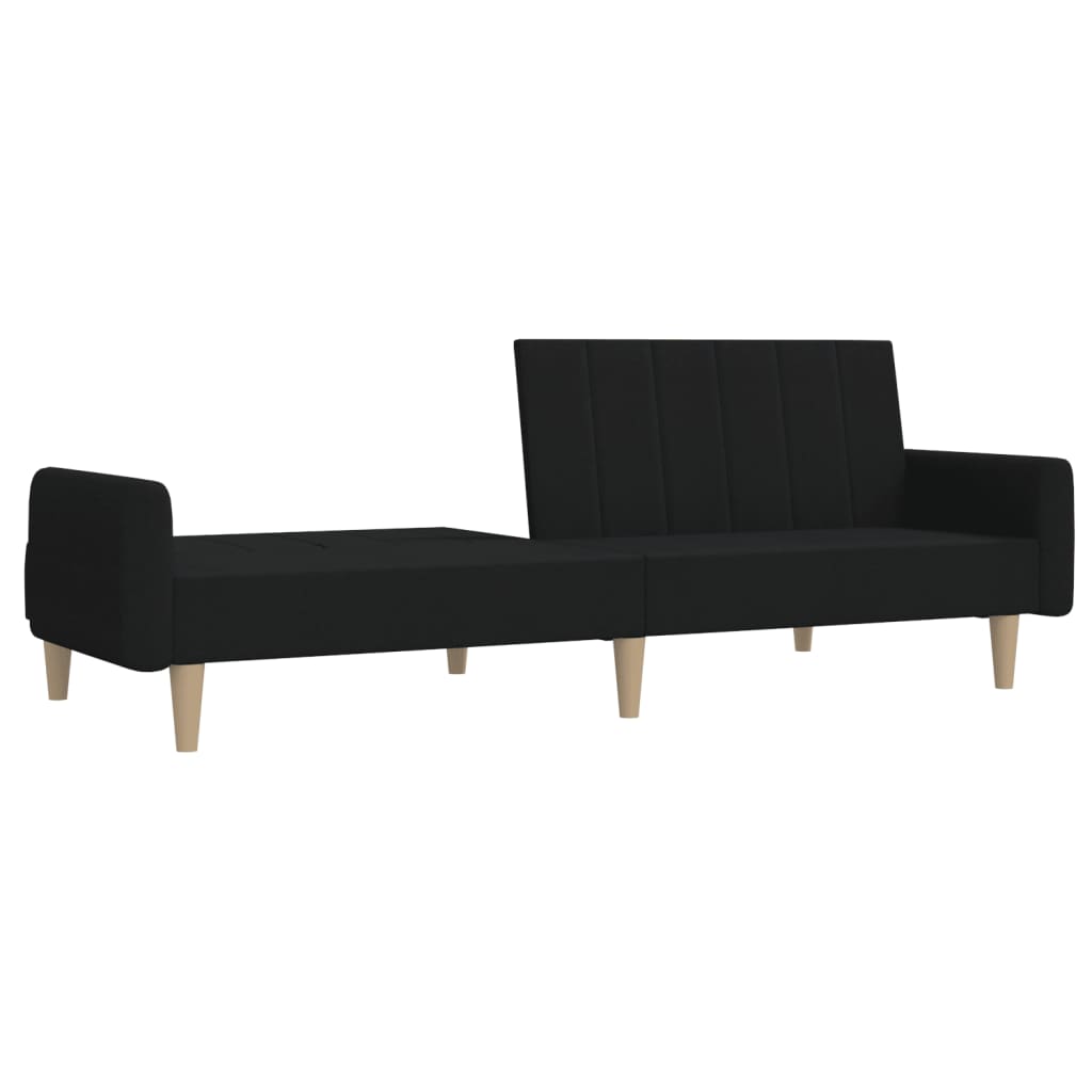 vidaXL 2-Seater Sofa Bed Accent Upholstered Loveseat Sleeper Couch Fabric-3