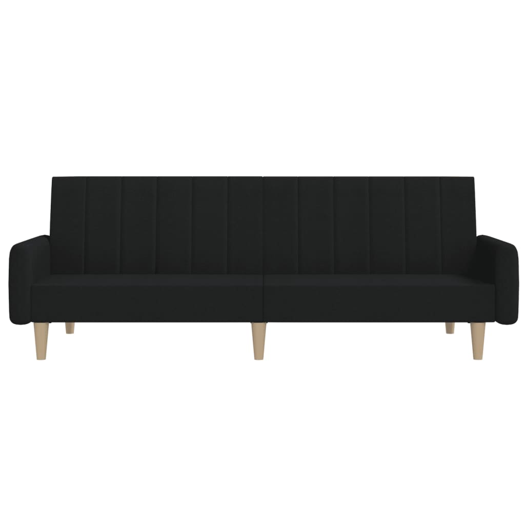 vidaXL 2-Seater Sofa Bed Accent Upholstered Loveseat Sleeper Couch Fabric-4