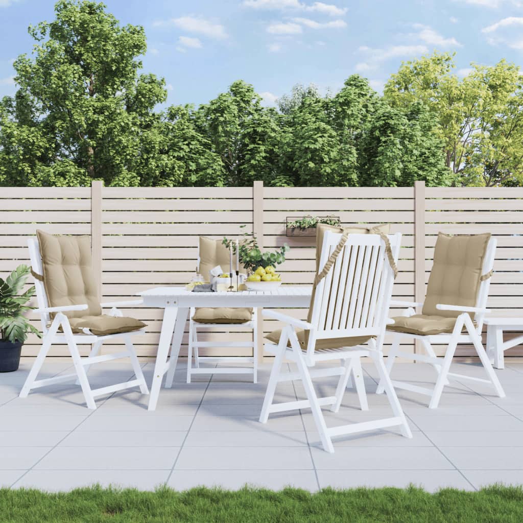 vidaXL Highback Chair Cushions Seat Pad Outdoor Patio Garden Oxford Fabric-5