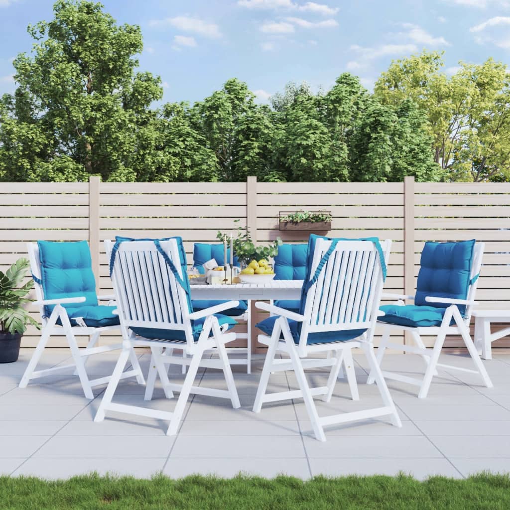 vidaXL Lowback Chair Cushions Seat Pad Patio Outdoor Garden Oxford Fabric-7
