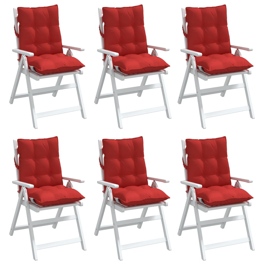 vidaXL Lowback Chair Cushions Seat Pad Patio Outdoor Garden Oxford Fabric-1