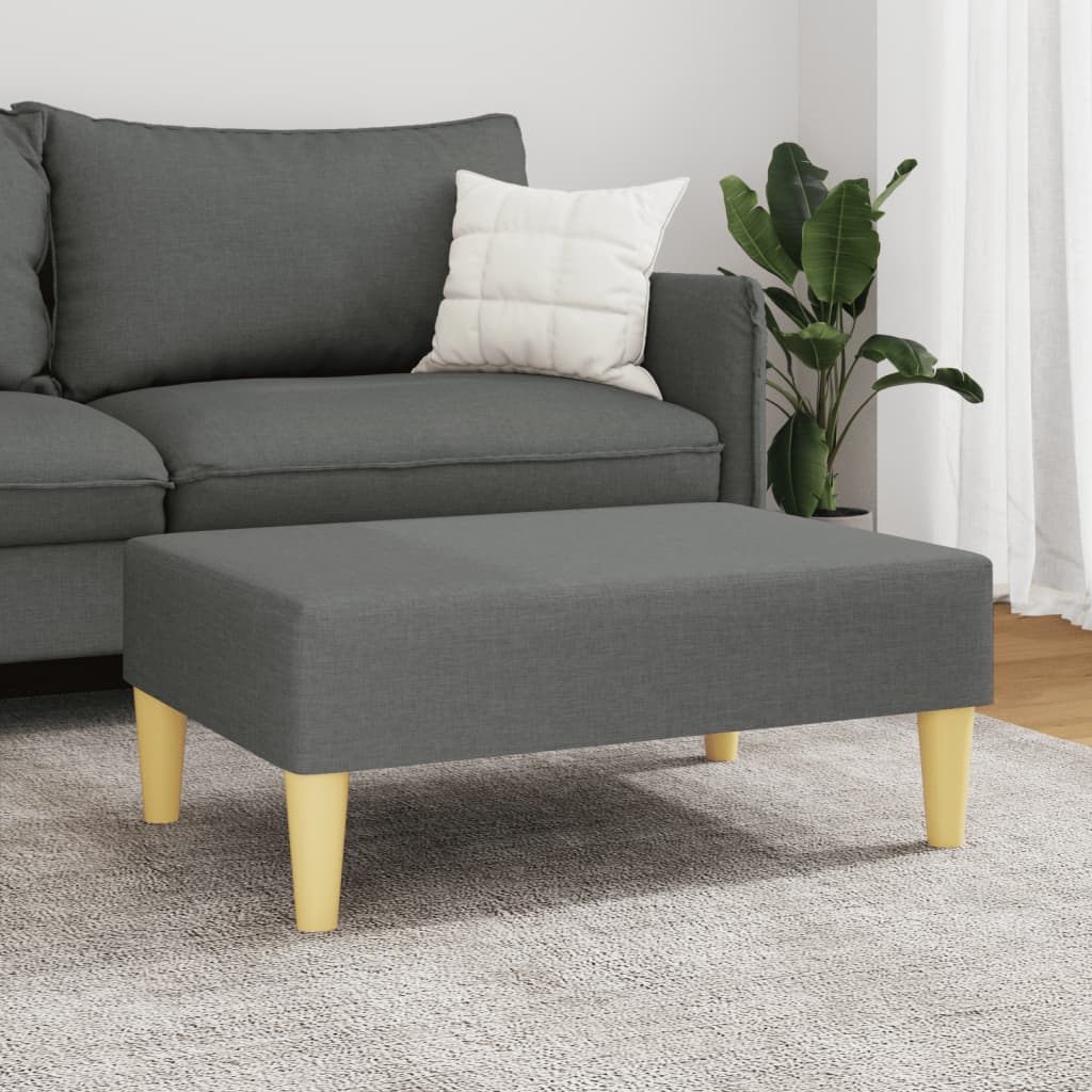 vidaXL Footstool Footrest Ottoman Stool Seating Living Room Furniture Fabric-1
