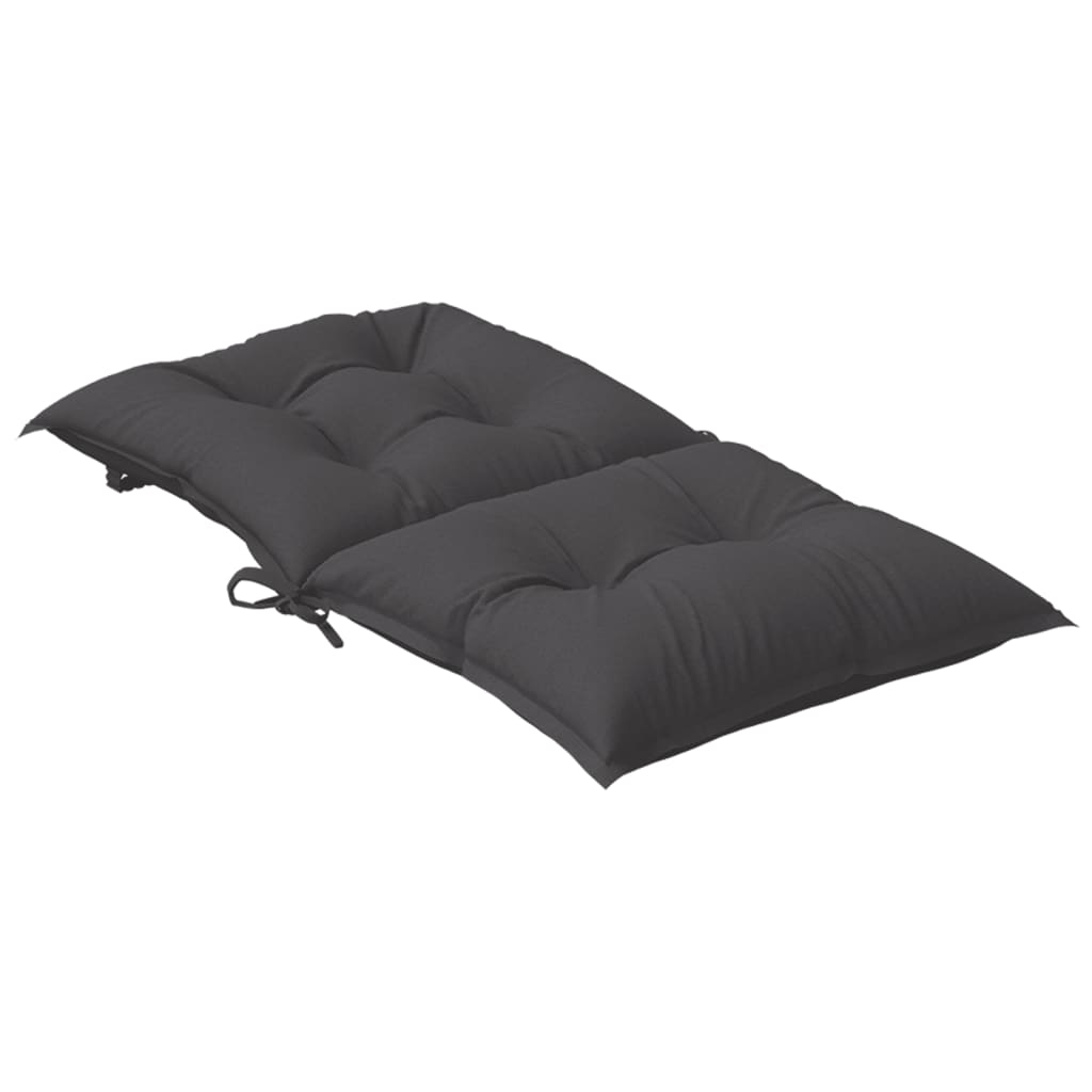 vidaXL Lowback Chair Cushions Seat Pad Outdoor Garden Patio Furniture Fabric-1