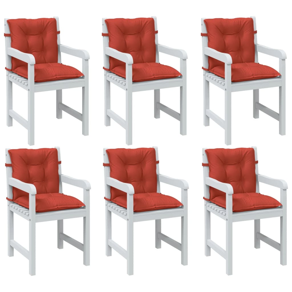 vidaXL Lowback Chair Cushions Seat Pad Outdoor Garden Patio Furniture Fabric-2