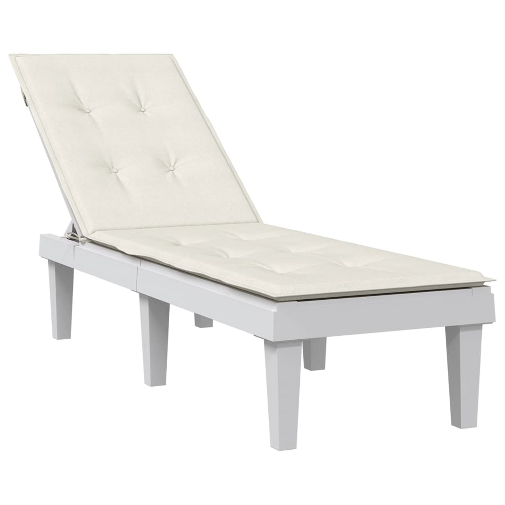 vidaXL Deck Chair Cushion Outdoor Pillow Seat Pad Garden Lounge Bed Fabric-6