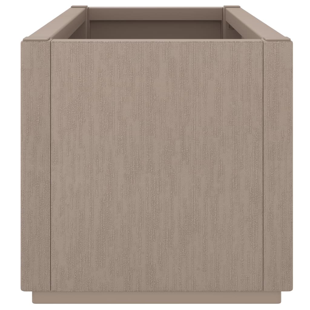 vidaXL Garden Planter Light Brown 31.5"x14.2"x13.8" PP-4