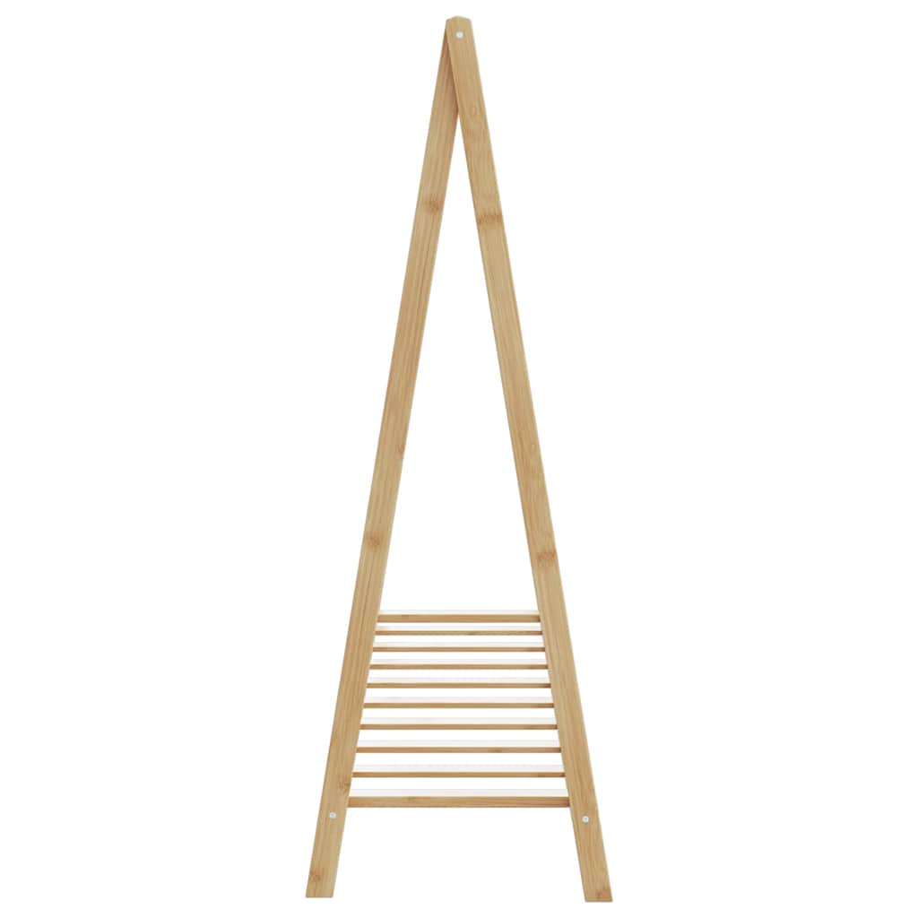 vidaXL Clothes Rack with Shelves 41.7"x13.4"x40.2" Bamboo-4