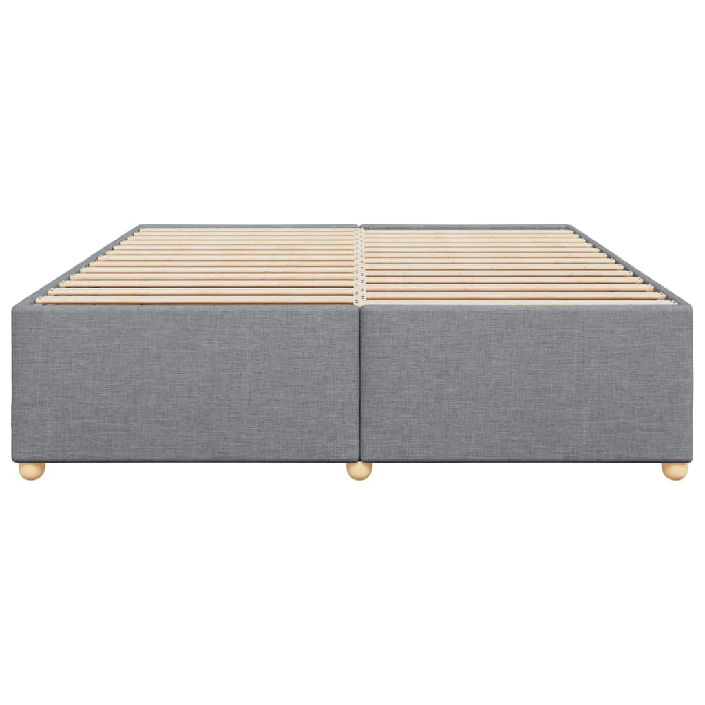 vidaXL Bed Frame without Mattress Upholstered Platform Base Bedroom Fabric-3