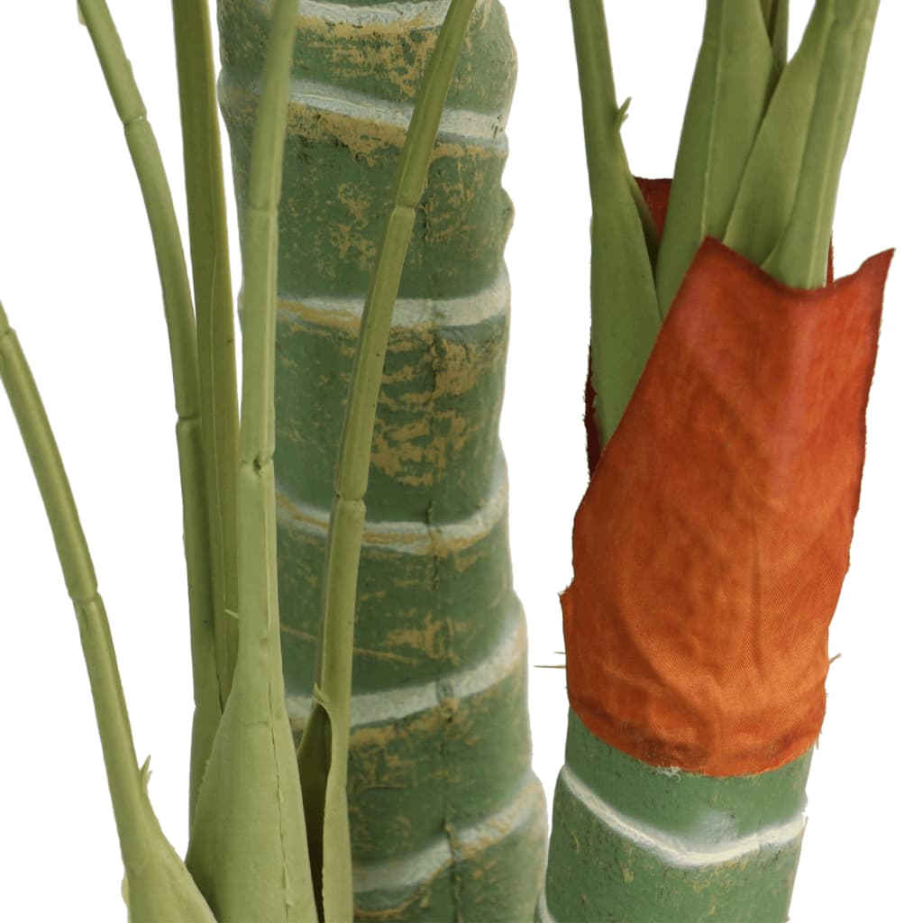 vidaXL Artificial Palm Tree with 3 Trunks Green 33.5" PP-2