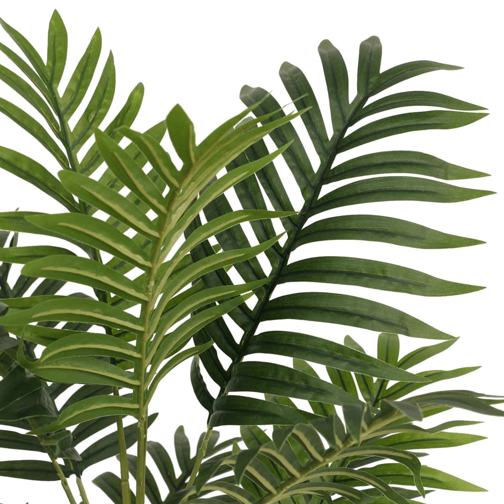 vidaXL Artificial Palm Tree with 3 Trunks Green 33.5" PP-4