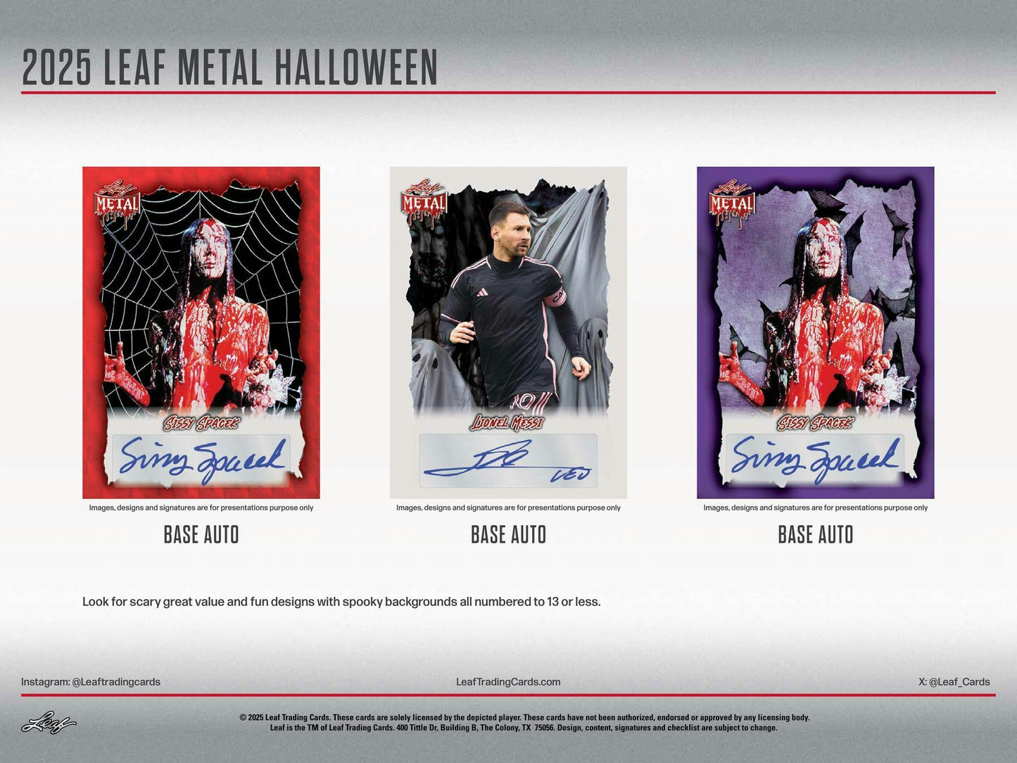 2025 Leaf Metal Halloween Hobby Box | Columbia Sports Cards