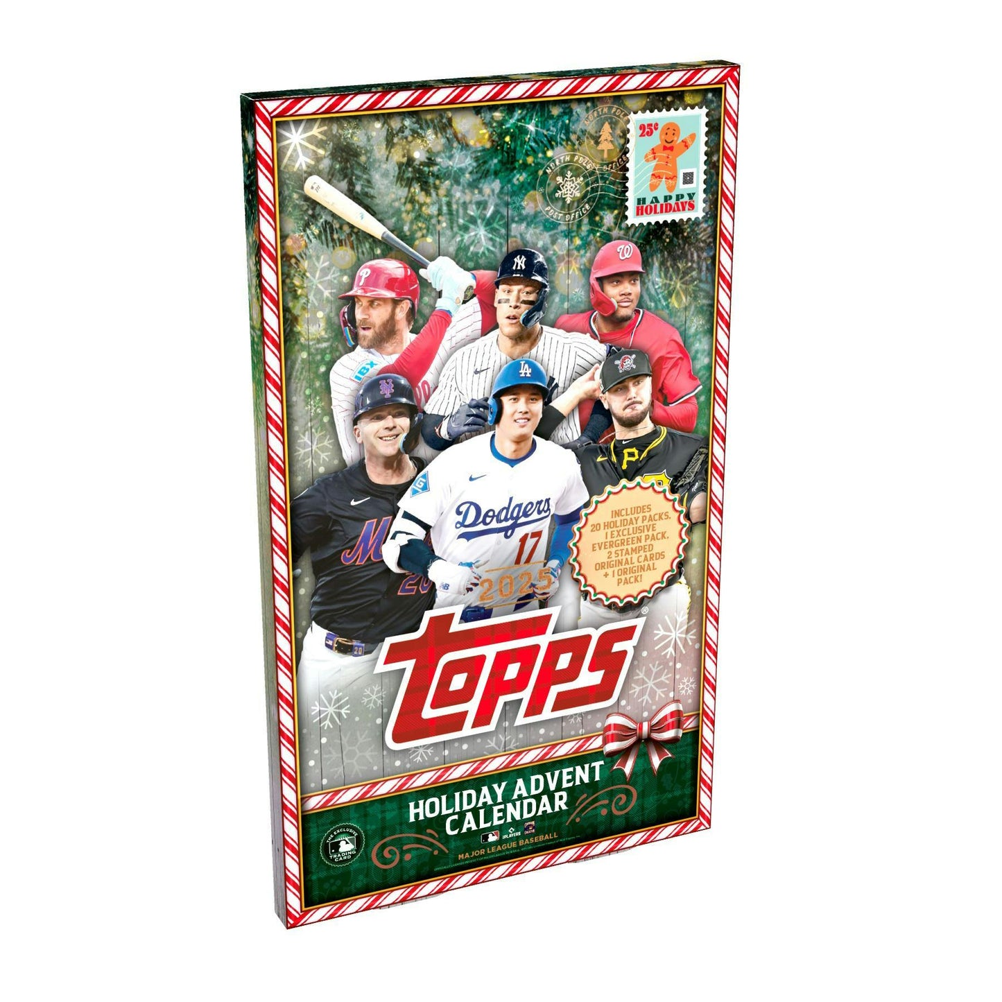 2025 Topps Holiday Baseball Advent Calendar Box | Columbia Sports Cards