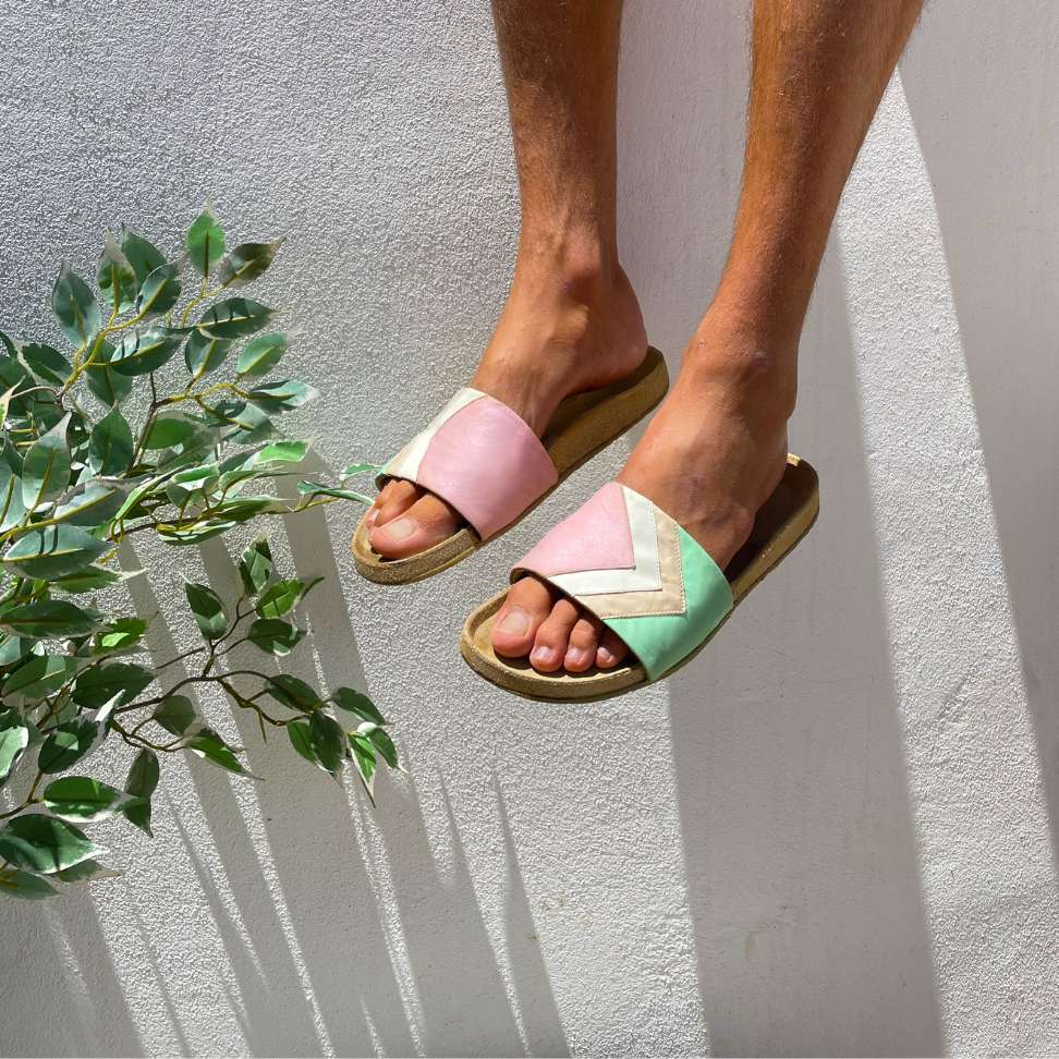 Strawberry Vegan Sandals With Ergonomic Footbed For Women