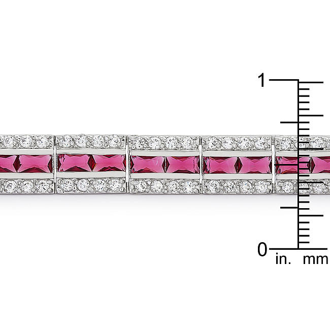 Balboa Red Cubic Zirconia Bracelet-1