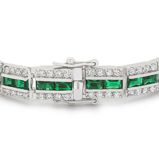 Emerald Tennis Bracelet-0