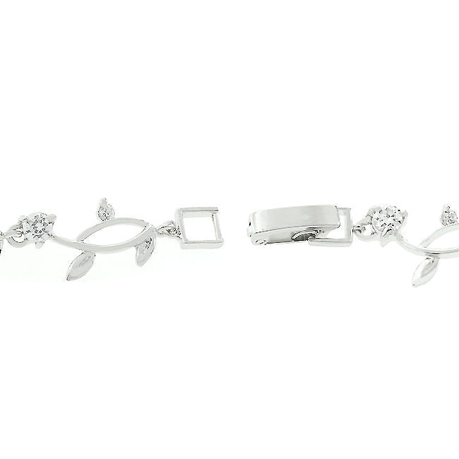 Nathan's Vine Cubic Zirconia Bracelet-0