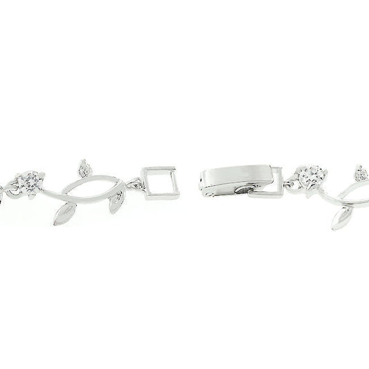 Nathan's Vine Cubic Zirconia Bracelet-0
