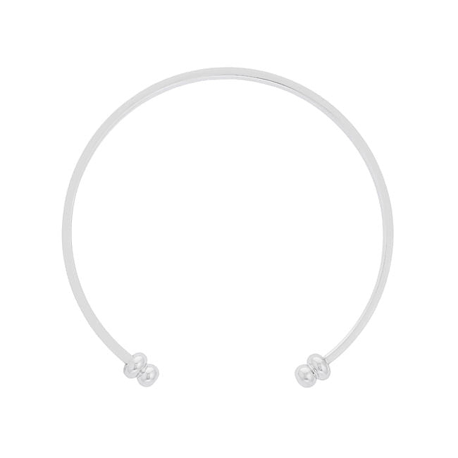 Channel-Set Clear Crystal Cuff-0