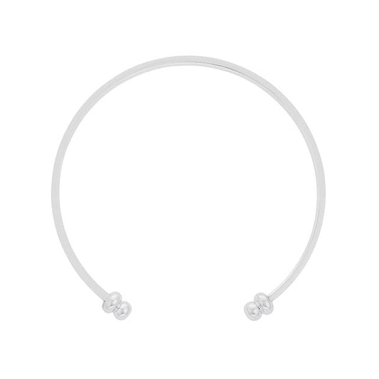 Channel-Set Clear Crystal Cuff-0