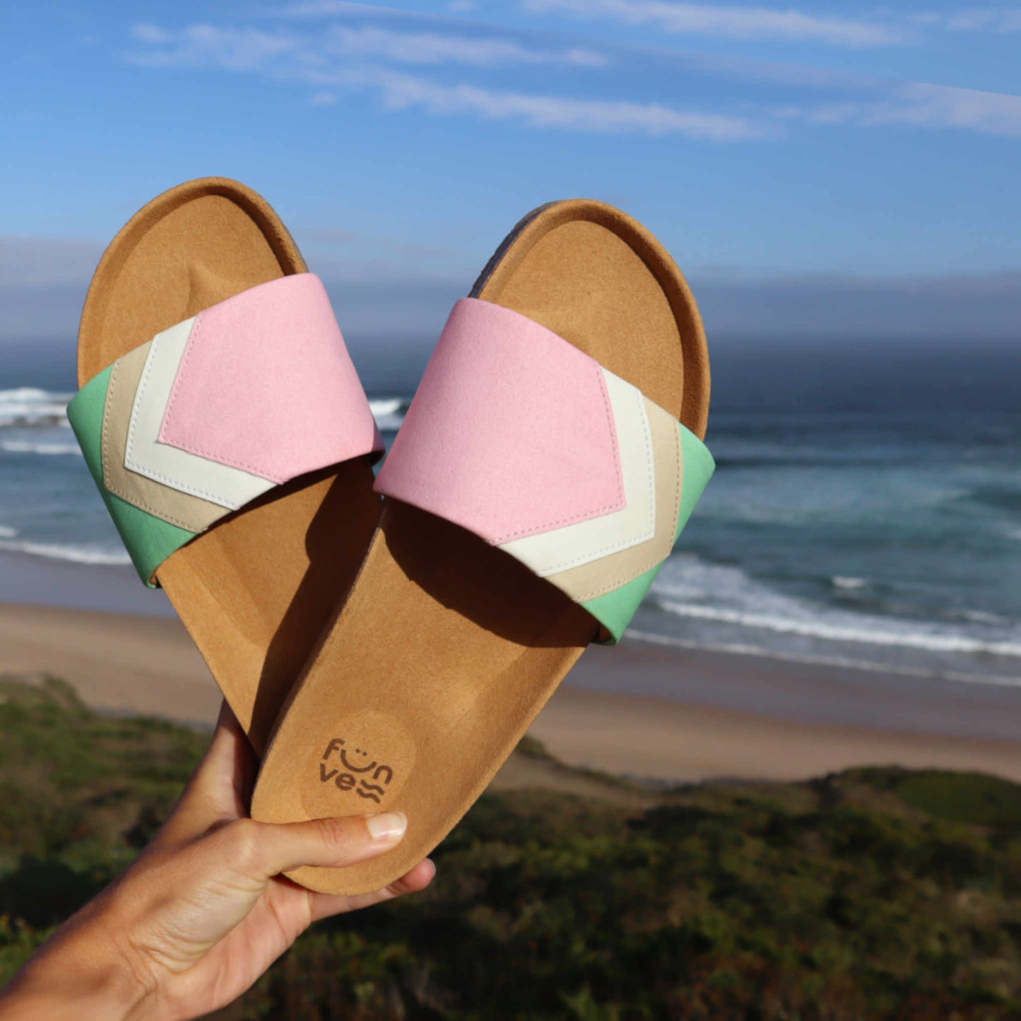 Strawberry Vegan Sandals With Ergonomic Footbed For Women