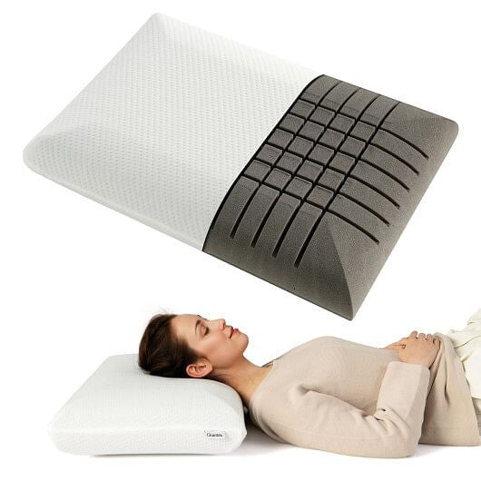 2 Pieces Bamboo Charcoal Memory Foam Pillow for Pain Relief Sleeping-2