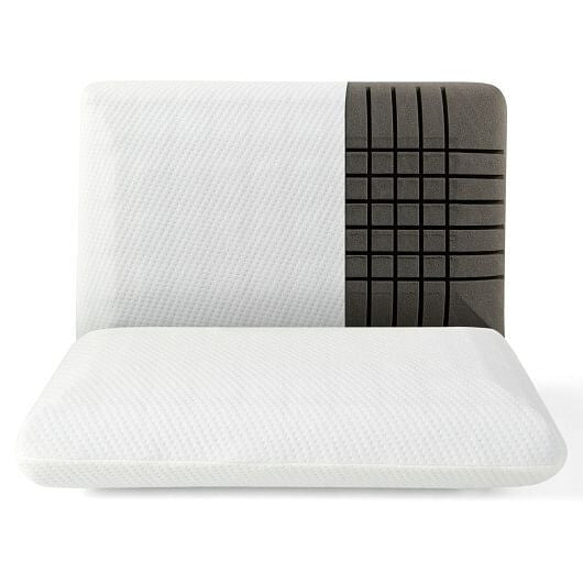 2 Pieces Bamboo Charcoal Memory Foam Pillow for Pain Relief Sleeping-4