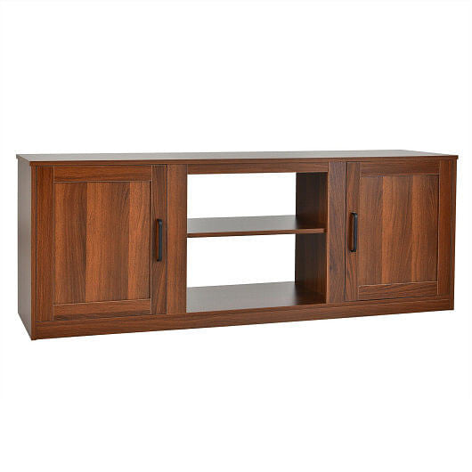 58 Inch TV Stand with 1500W Faux Fireplace for TVs up to 65 Inch-Vintage-0