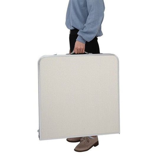 Multipurpose Indoor/Outdoor Lightweight Folding Table with Carry Handle-0