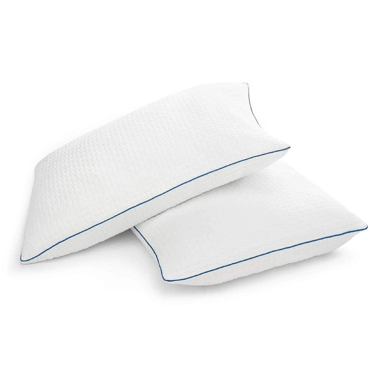 Set of 2 Queen size Memory Foam Pillow with Removable Machine Washable Cover-2